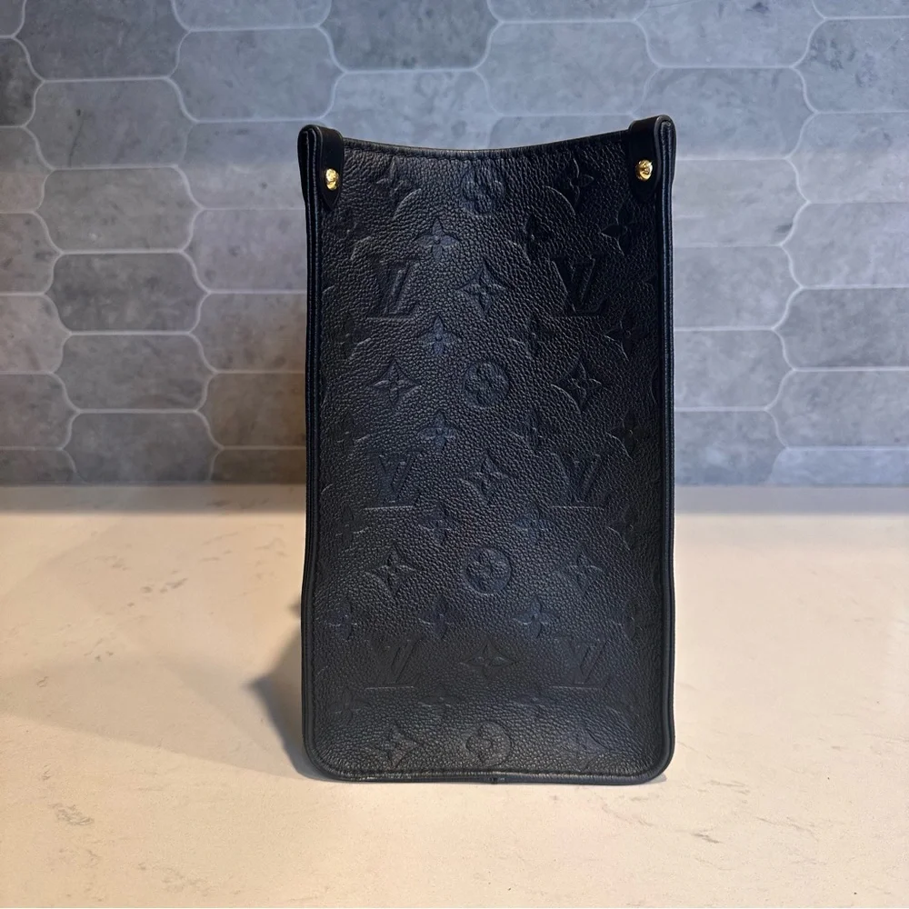 Louis Vuitton On The Go MM Black Empreinte - Picture 5 of 12